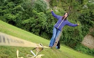 Slackline-Parcours